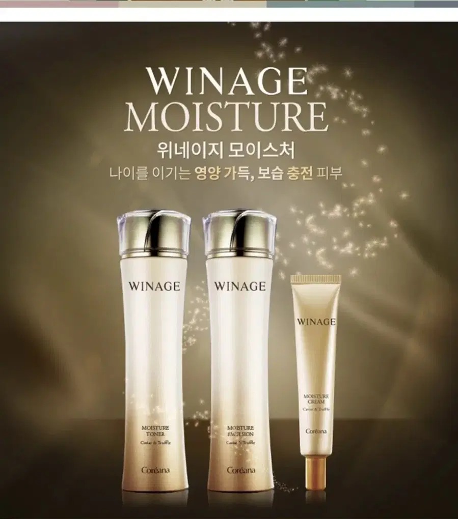 코리아나 위네이지 모이스처 기초 3종 선물세트