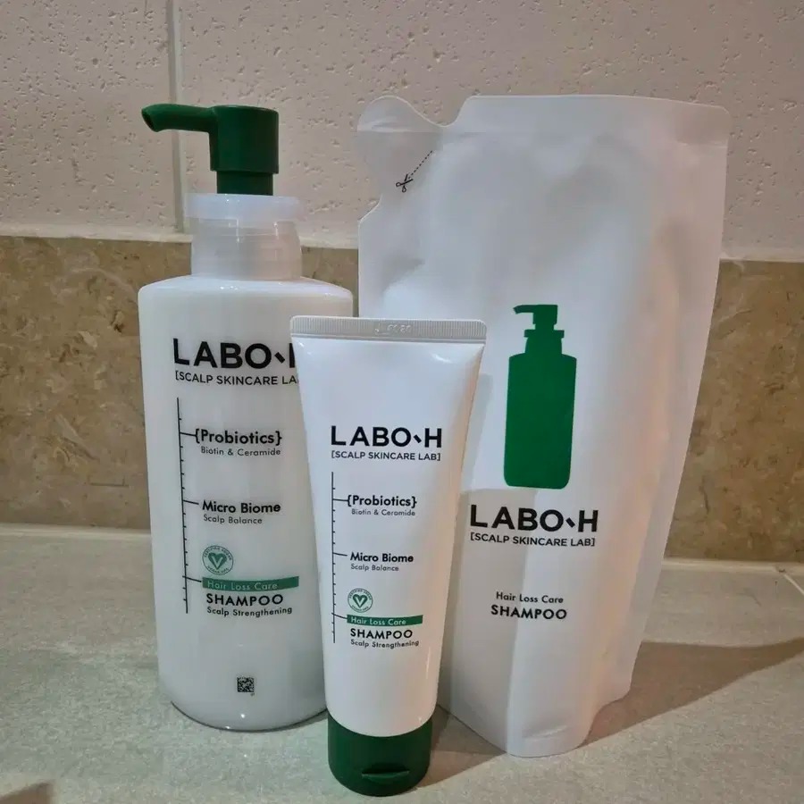 무배) 라보에이치 탈모샴푸 400ml+리필 400ml+112ml