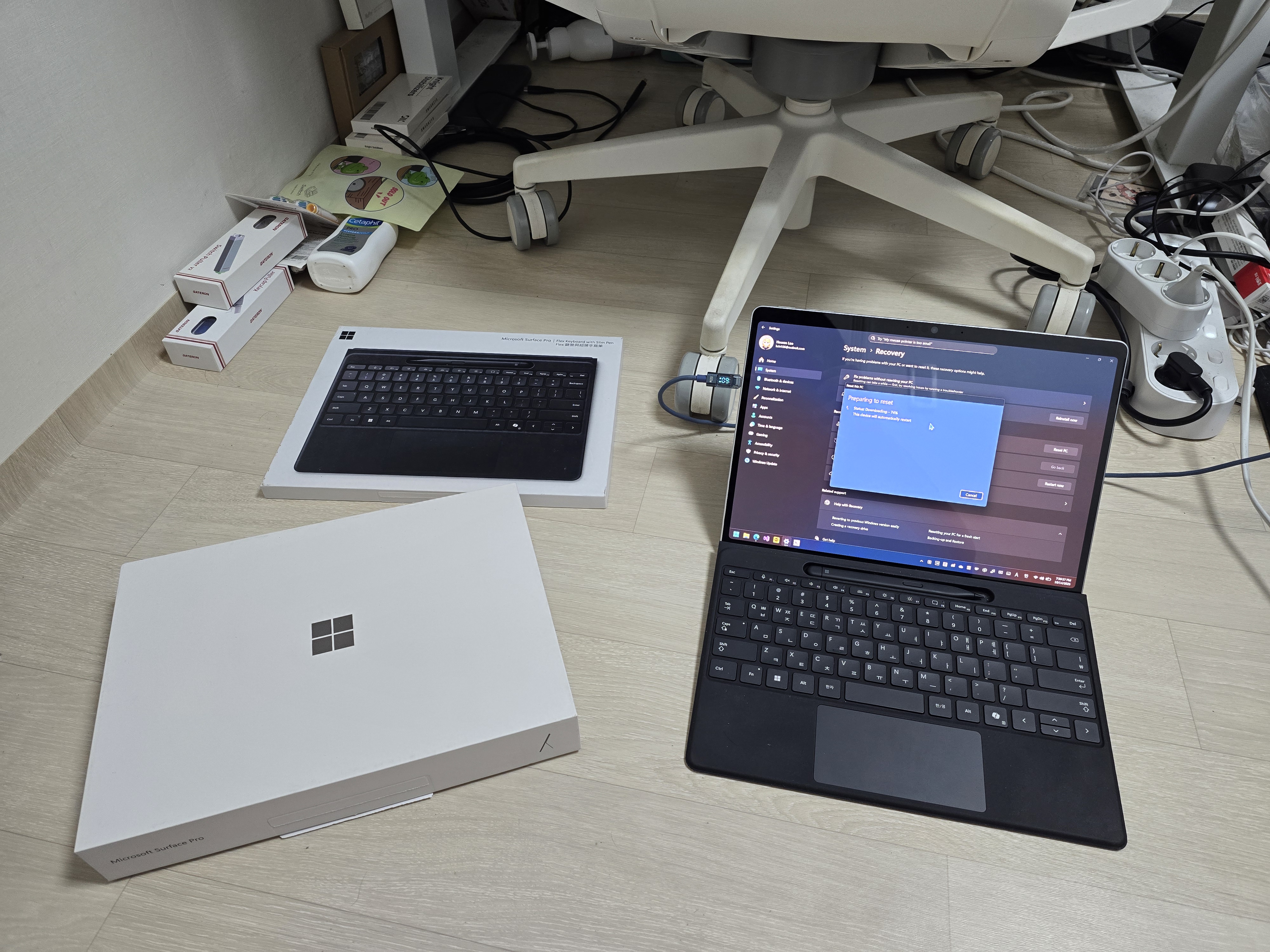 서피스 프로 11 스냅드레곤 32GB 2TB + 플렉스 키보드